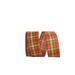 The Holiday Aisle® Ribbon, Polyester in Orange | 2.5 H x 720 W in | Wayfair 9867B6F1000F4C7FA386CFD0A2C9F5F9