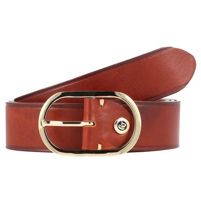 b.belt Gürtel Leder 100 cm Braun Herren