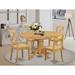 Gracie Oaks Extendable Rubberwood Solid Wood Dining Set Wood in Brown | Wayfair 096F249169EE41CBB609F6E54DBCCA4D