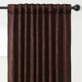 Chanasya Embossed Damask Room Darkening Window Curtain Panel Pair (Set of 2)