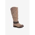 Women's Logger Victoria Water Resistant Boot by MUK LUKS in Stone (Size 6 M)