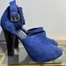 Rebecca Minkoff Shoes | Blue Suede Shoes! | Color: Black/Blue/Gold | Size: 8.5