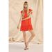 Anthropologie Dresses | Anthropologie Flouncy Tunic Dress Orange Medium Nwt | Color: Orange | Size: M