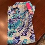 Lilly Pulitzer Dresses | Lilly Pulitzer Nwt Girls Amelia Polo Dress | Color: Blue/Green | Size: Xlg