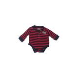 OshKosh B'gosh Long Sleeve Onesie: Red Bottoms - Size 3 Month