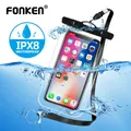 Fonken – Coque de téléphone étanche IPX8 étui universel étanche pour iphone 11 12 étui de