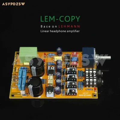 LEM-Copy aqA Sauna Phone Amplifier Clone Lehmann amp PCB DIY Kit Finished Board