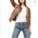 Free People Jackets & Coats | Free People Jacket Snake Print Trucker Denim Jean Jacket | Color: Black/Brown | Size: Xs