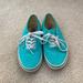 Vans Shoes | Bogo! Vans Teal Lace Up Sneakers | Color: Blue | Size: 8.5