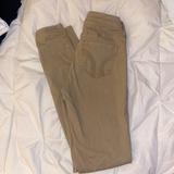 American Eagle Outfitters Pants & Jumpsuits | American Eagle Low Rise Super Skinny Pants 1 Long | Color: Tan | Size: 1 Long