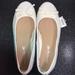 American Eagle Outfitters Shoes | American Eagle Size 8 1/2 Silver White Flats | Color: Silver/Tan | Size: 8.5