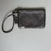 Coach Bags | Coach Jewel Leather Wristlet Silver/Silver No 43304 | Color: Silver | Size: Os