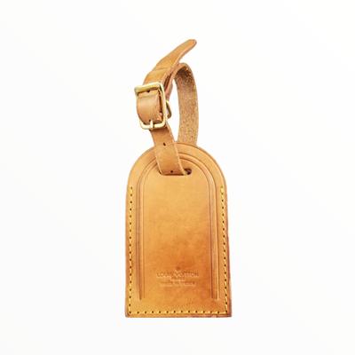Louis Vuitton Bags | Louis Vuitton Luggage Tag Vachetta Leather | Color: Cream | Size: Os