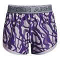 Under Armour Girls' Play Up Solid Workout Gym Shorts (Ash Plum, Medium)