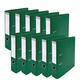 Exacompta - Ref. 53753E - Box of 10 Prem'Touch A4 lever arch files - Spine 70 mm - Mechanical 75 mm - External dimensions: 32 x 29 x 7 cm - Format to file A4 - Colour: Dark green