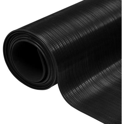 Gummimatte Anti-Rutsch 2 x 1 m Geriffelt Vidaxl