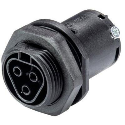 99.451.6046.6 Buchsenteil rst® classic Serie 230 v 3polig - Wieland Image
