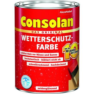 Consolan - Wetterschutz-Farbe 2,5 l dunkelbraun