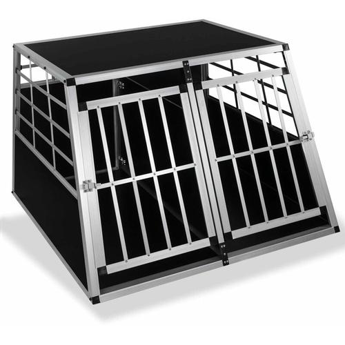 Dema - pkw Auto Alu Hundebox Hundetransportbox Bello 2 Transportbox Transportkiste