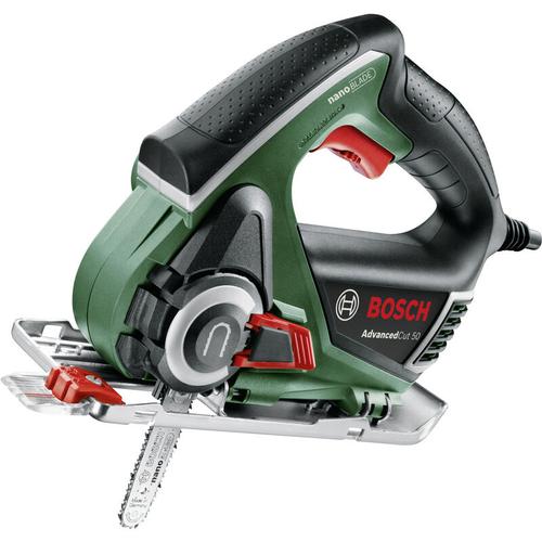 Stichsäge AdvancedCut 50 500 w 7.800 min/1 Mikro-Kettensäge Nanoblade - Bosch