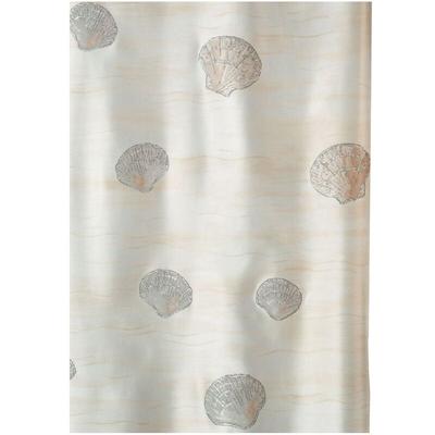 Spirella - Atlantis Sammlung, Textilschauervorhang 180 x 200, 100% Polyester, Brown