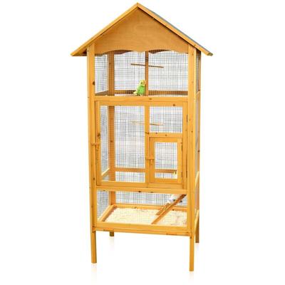 Vogelkäfig Vogelvoliere Voliere Vogelhaus Holz Vogel Zimmer Käfig Papageienkäfig Image