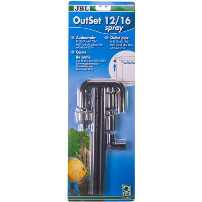 OutSet spray - Wasserrücklauf-Set mit 2-teiligem Düsenstrahlrohr - 12/16 - JBL