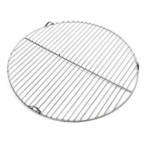 Wiltec – Edelstahl Grillrost rund 44,5 cm rostfrei für Holzkohlegrill, Gasgrill, Schwenkgrill