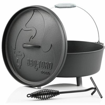 Dutch Oven DO6A, 5,5 l Alpha Gusseisen Kochtopf, Gusstopf - Bbq-toro Image
