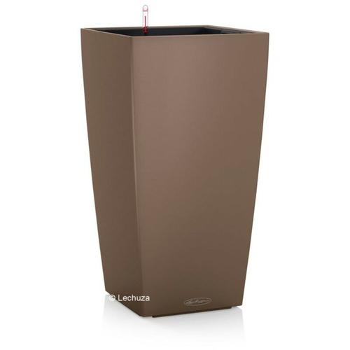 Pflanztopf Cubico Farbe 30 Lechuza All-in-One Set inklusive 30 cm - Schokolade - Schokolade