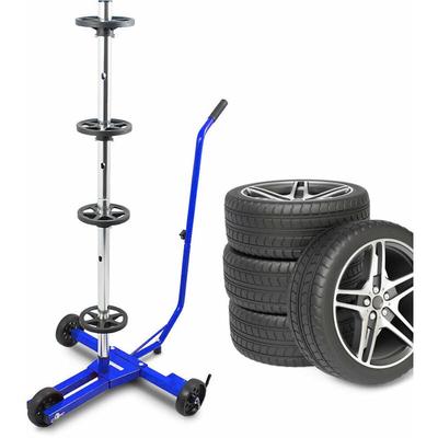 Felgenbaum Fahrbar Reifenständer Felgenständer Reifenbaum Reifenwagen Image