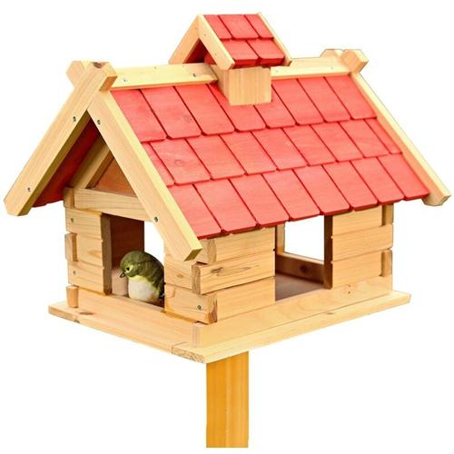 Vogelhaus Vögelhäuschen Holz Vogelfutterhaus Futterhaus xxl Vogelvilla Vogel