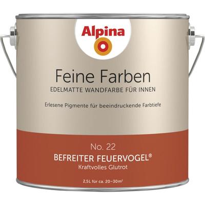 Feine Farbe No 22 2,5 l Kraftvolles Glutrot Befreiter Feuervogel - Alpina Image