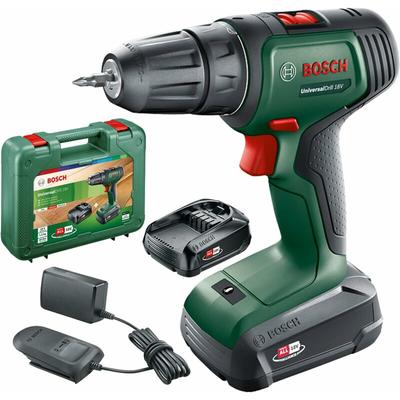 Akkuschrauber UniversalDrill 18V (2 Akku, 18 Volt System, BohrØ in Holz 30 mm) - Bosch