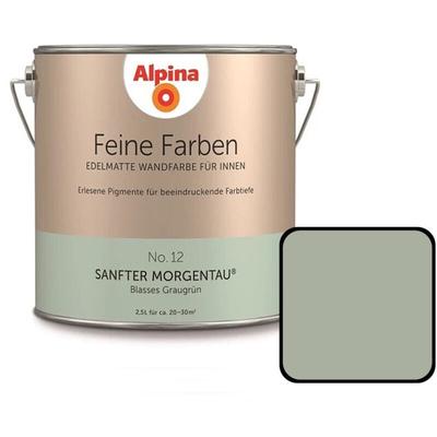Feine Farbe No 12 2,5 l Blasses Graugrün Sanfter Morgentau - Alpina Image