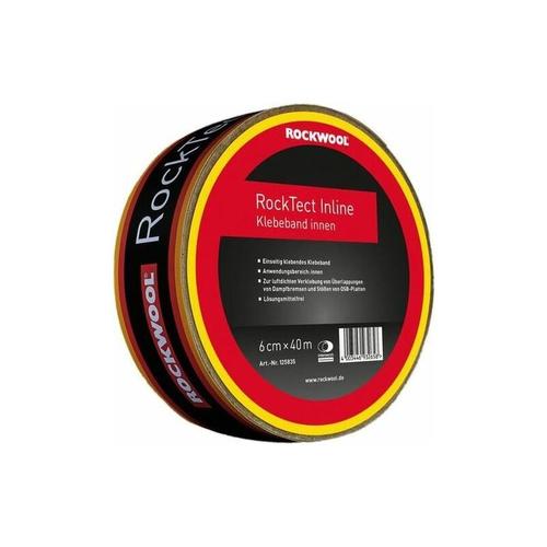Klebeband RockTect Inline 40 m x 6 cm Dämmstoffe - Rockwool
