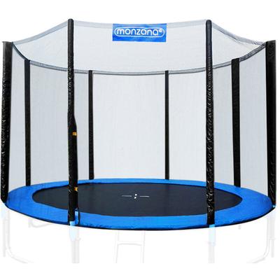Sicherheitsnetz Trampolin ø 183/244/305/366/427 cm 6-8 Stangen UV-beständig Trampolinnetz Image
