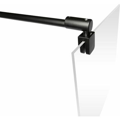 Stabilisator für 5-8 mm Glas, kürzbar und winkelbar, Haltestange für Glas/Wand Stabilisation,