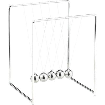 Newton Pendel, Kugelpendel für Schreibtisch & Büro, Physik, 5 Kugeln, Metall, Newton Image