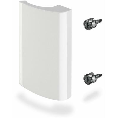 Balkontürgriff seja 82 x 52,5 x 20 mm ba 48 mm Aluminium Verdeckte Verschraubung weiß Image