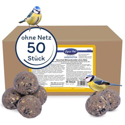 50 Stk. Lyra Pet Gourmet Meisenknödel ohne Netz à 80 g