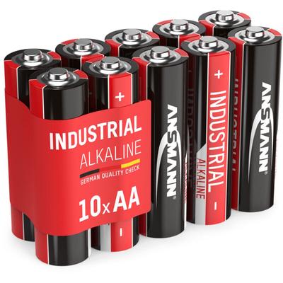 10x Ansmann Industrial Batterie aa Mignon 1,5V - LR6 Alkaline (10 Stück)