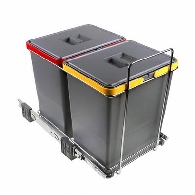 Abfallsammler Ecofil 18+18L mit Deckel voll ausziebar für Korpusbreite ab 40 cm Image