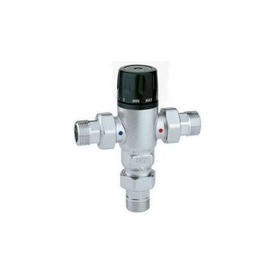 Caleffi - Thermomischer 3/4'' Brauchwassermischer thermostatisch 30 bis 65C° m. Verschr. u. rv