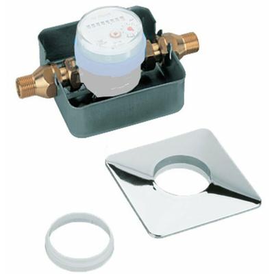 Wasser Gerate - Unterputz Einbaukasten Set für 80mm up Zähler 1/2 Zoll und 15mm Löt