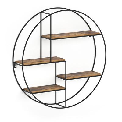 Vicco - Wandregal Fyrk, Antikholz, 55 x 55 cm Rund Image
