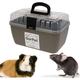 Garpet - Transportbox Kleintier Meerschweinchen Hamster Vogel Mäuse Nagetier Trage Box Reisebox