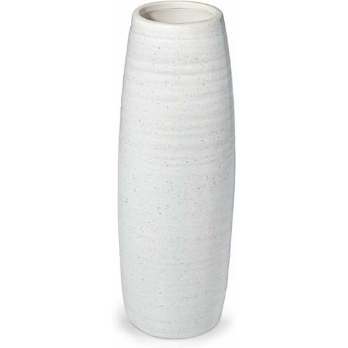 Dr.Cerart Vase Moderne Deko Blumenvase Bodenvase Vasen Dekoration Weiß