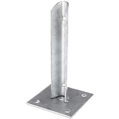 Pfostenträger für Zaunpfosten, fvz, zA, Ø34mm, LxB100x100mm, HAdapter200mm - Alberts Image