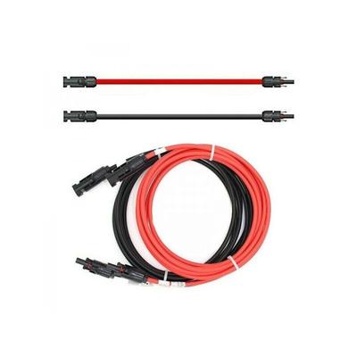 Verlängerungskabel 4mm² beidseitig kompatibel mit MC4 Solarkabel rot / schwarz inkl. Stecker 2 x 50m Image